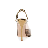 Fashion Women's Shoes Are Now Made Into Sexy Pointed Transparent PVC High-Heeled