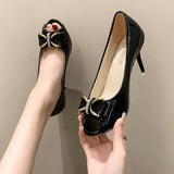 New High-Heeled Sandals Fish Mouth Thin High-Heeled Women's Sandals Large Size Sexy High-Heeled
