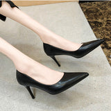 Breakj Soft-Skin High-Heeled Women's Fine Heel Sexy Pointer 2025 Spring And Autumn 2025 New French Temperament Shallow Work