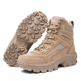 Breakj Seasons Military Boots Special Forces Climbing Boots Outdoor Waterproof High-Top Desert Boots Tactical Boots Large Size Military Shoes Men's