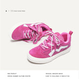 Breakj Shoes [M] Element Of Bread Shoes Street Trend Men's Shoes Dragon Fruit Color Men's And Women's Shoes Trendy