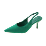 2023 New Pointed Thin Heel Single Heel After Empty Head Sandal Muller