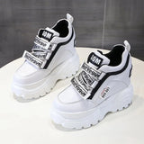 Chunky Sneakers 2020 Fashion Platform Sneakers Ladies Brand Wedges Casual Shoes for Woman Leather Sports Dad Shoes