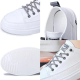 Men's White Casual Sneakers 2023 Autumn Vulcanized Shoes Boys Tenis Sport Shoes Male Sneakers Soft Sole Men Walking