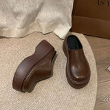 Increase Slippers Women 2024 Spring and Autumn New Explosive Outside To Wear Super High Heel Bao Head Half