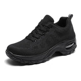 Casual Women Shoes Heighten Comfortable Mesh Breathable Walking Ladies Shoes Air Shoes Sneakers Women Thick
