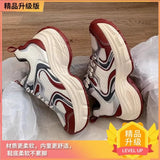 Breakj Dad Shoes Women 2025 New Spring And Summer Spring And Autumn Thick Bottom Increase Leisure Sneakers Running Shock-Absence Light Women's