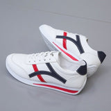 Breakj White Students Sports Leisure Flat Shoes Large Size Small White Shoes Women 2025 New Spring Breathable