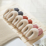 Winter Warm Home Fur Slippers Women Luxury Faux Suede Plush Couple Cotton Shoes Indoor Bedroom Flat Heels Fluffy