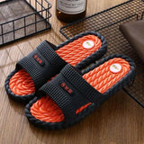 Men Thick Platform Slippers Summer Bottom Beach Sandals Women Leisure Soft Sole Indoor Bathroom Anti-skid Slippers Size