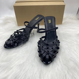 Breakj Home 2025 New Ins Fashion Show Gold With Simple Toe Women's Shoes