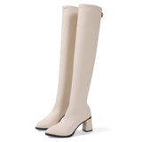 Women Winter Boots Warm and Comfortable Non-slip Waterproof Long Boots Fashion Womans High Heel Boots Zapatos De Mujer