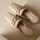 New Online Celebrities Wear Fashionable Evening Muller Shoes And