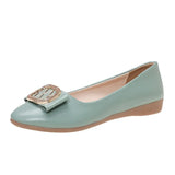 Women Sweet Round Toe Cool Comfort Square Heel Pumps for Party Lady Pink Pu Leather Stylish Elegant Heel