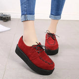 Casual Shoes Woman Plus Size Sneakers Women Shoes Ladies Platform Shoes 2020 Lace-up Women Flats Female Shoes