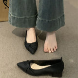 Breakj Famous Pointy-Headed Solid Single-Shoe Women In The Autumn Of 2025 New Net Red With 100 Single Shoes With Anti-Slip