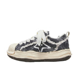Breakj Shoes Destroy The Aesthetic Deconstruction Of Dissolved Shoes Retro To Make Old Youth Plate Shoes Trendy Men's Shoes Men's