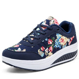 Women Shoes 2018 Fashion Sneakers Women Basket Femme Comfortable Wedges Sneakers chaussure femme Women Vulcanize