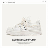 Breakj Shoes Plane Small Ticket Homemade Original National Tide Bread Shoes Men's Shoes Men's Shoes And Men's Shoes Trendy Shoes Small White