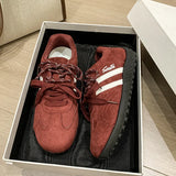 Breakj Thick-Bottomed Forrest Shoes Women 2025 Korean Version Of The New Round Head Solid Color Lace Casual Single Shoes Hot Fashion Women's
