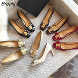 Knot Square Toe Stiletto High Heels Women's Sexy Wedding Shoes Pumps Women 2023 Designer Luxury Elegant Heel