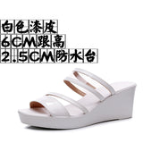 Breakj Plop And Ultra-High Heel Waterproof Table Pine Cake Thick Bottom Fish Mouth Sandals Night Shop Sexy Transparent With Fashion Slippers