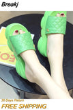 New Summer Flat Platform Slippers Women Wedge Slippers Outdoor Casual Comfortable Solid Color Women