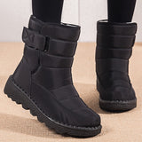 Boots 2021 New Winter Boots With Platform Shoes Snow Botas De Mujer Waterproof Low Heels Ankle Boots Female Women