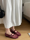 Breakj New Fishing Net Hollow Low Help Shallow Single Shoes Women's
