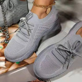 Spring Fashion Shoes New Sports Shoes Women's Running Shoes Large Size Mesh Ladies Fly Weave Breathable Casual
