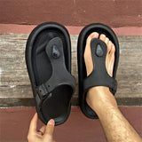 Breakj New Large-Size Thick-Bottomed Slippers Outdoor Casual Cool Slippers Light And Breathable Comfortable