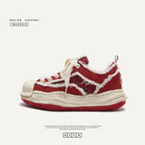 Breakj Zodiac Dragon New Year Version Of The Street Bread Shoes Thick Soles Increase The Red Shoes Red Plate Shoes Men And Women's Couple Fashion