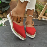 Breakj Women's Sandals 2025 Summer New Flat Bottom Slope And Pointed Casual Women's Cool Slippers