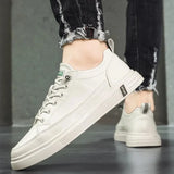 Men's White Casual Sneakers 2023 Autumn Vulcanized Shoes Boys Tenis Sport Shoes Male Sneakers Soft Sole Men Walking