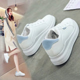Spring New Korean Thick-Soled Small White Shoes Women's Low-Side Wear-Resistant Student Leisure Shoes Women's Singles