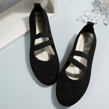 Breakj Single Shoes Women's New Large-Size Round-Head Cover In Autumn