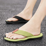 Summer Men Flip Flops Beach Sandals Anti-slip High Quality Men Shoes Trendy Men Beach Slipper Big Size