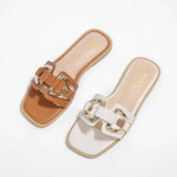 Slippers Flat Shoes Women's Home Beach Floors Luxury Slides Casual Woman Summer 2024 Sandals Girls Designer Free