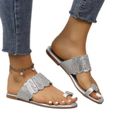 Breakj Sleeve Flat-Bottomed Slippers Women In Summer 2025 Flat-Bottomed Light Cool Slippers