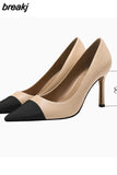 Size 34-40 Women Pumps Sexy Pointed Toe High Heels Shoes For Women Elegant Party Heeled Footwear Classic Fashion