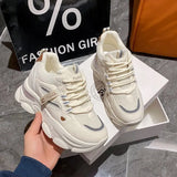 Breakj Net Face Old Dad Shoes Women 2025 Spring And Summer New Fashion Casual Lace Single