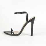Breakj Women With Cross Ankles With Round Head Slender Sandals Fashion Party High