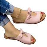Women Sandals Shoes Open Toe Sandals Women Butterfly-Knot Women'S Shoes Soft Shoes For Women Slip On Shoes Woman