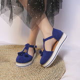 Breakj Fashion Flat-Soled Sandals Comfortable Large-Size Women's Shoes 35-43 Yards Twi-Sold Single