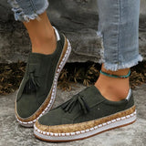 Single Shoes, Tassel, Fashion, Casual Shoes, Happy Shoes, Lazy Shoes, Women's