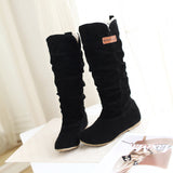 Breakj Spring And Autumn Black Boots Co., White Cotton Cotton Cicking Lace Mill Lady Single Boots Size 4546