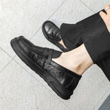Breakj Ighten Big Head Business Shoes 2024 New Trend Lazy Foot Pedal Casual Shoes