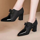 Femininos Women Pointed Toe Multi Color High Quality Slip on High Heel Shoes Lady Classic Office