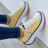 Breakj 2025 New Low-Top Single Shoes Women's Thick-Sed Canvas Shoes With Loose Cream Soles In Front Of The Large Women's
