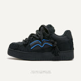 Breakj Shoes Small Homemade Destruction Aesthetic [M] Thick Soles Increase Small White Shoes Men's Shoes Men's Shoes Men's Shoes Men's
